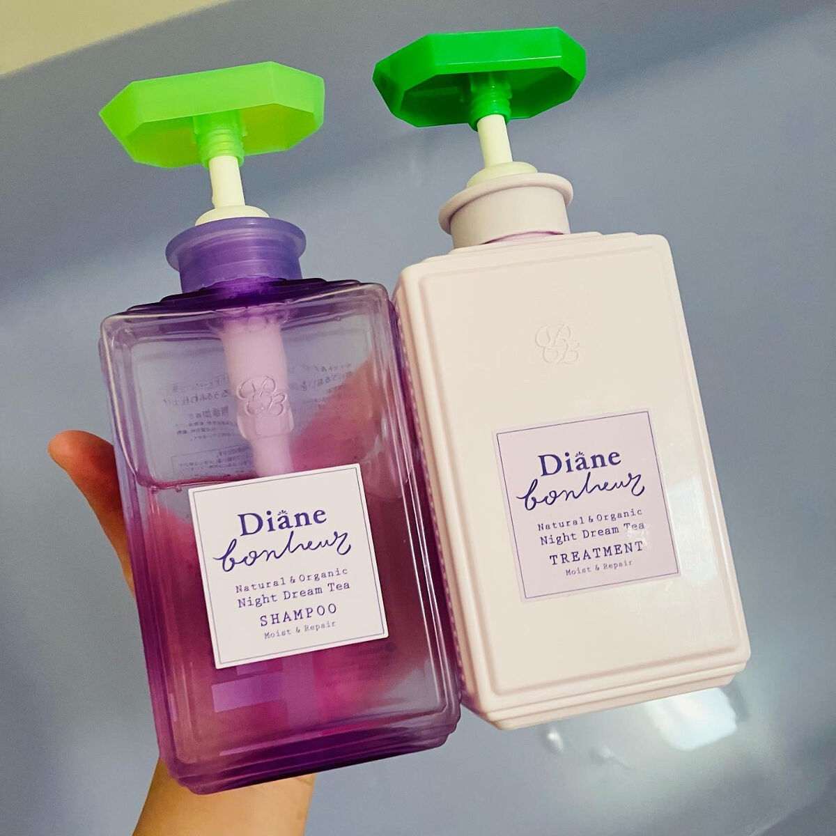 ダイアンボヌール モイスト＆リペア シャンプー/トリートメント ナイトドリームティーの香り/ダイアン/市販シャンプーを使ったクチコミ（2枚目）