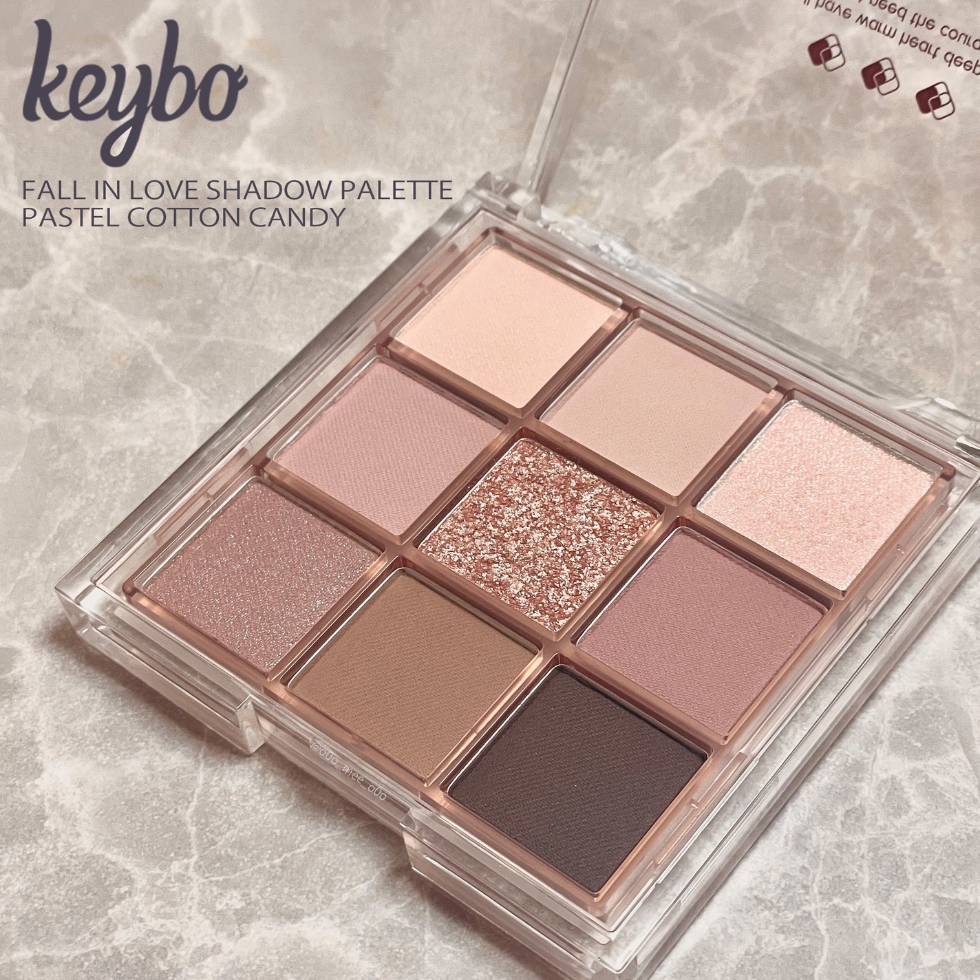 KEYBO FALL IN LOVE SHADOW PALETTE/keybo/アイシャドウパレットを使ったクチコミ(2枚目)