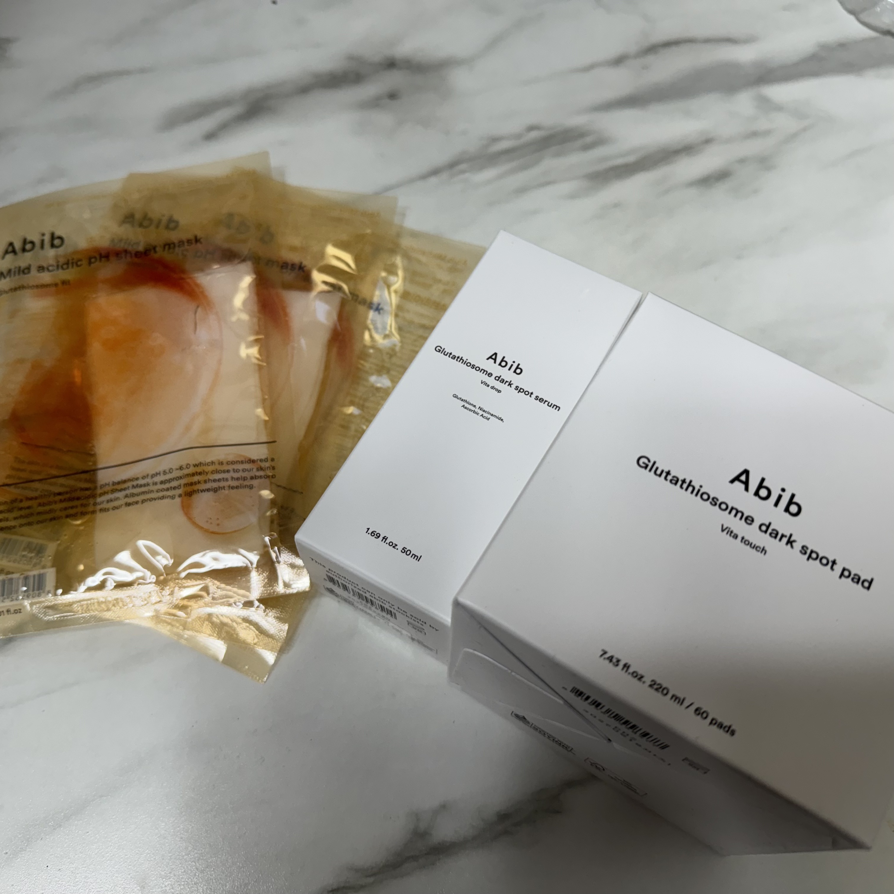 グルタチオンソームダークスポットパッドビタタッチ/Abib /トナーパッドを使ったクチコミ（1枚目）