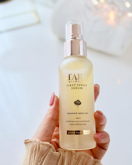 ダルバ ホワイトトリュフファーストスプレーセラム/ダルバ/ミスト状化粧水を使ったクチコミ(3枚目)