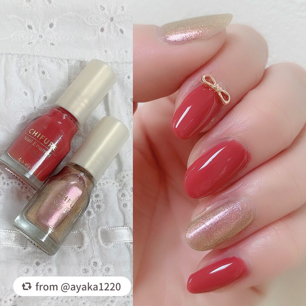 ネイル エナメル/ちふれ/マニキュアを使ったクチコミ(1枚目)