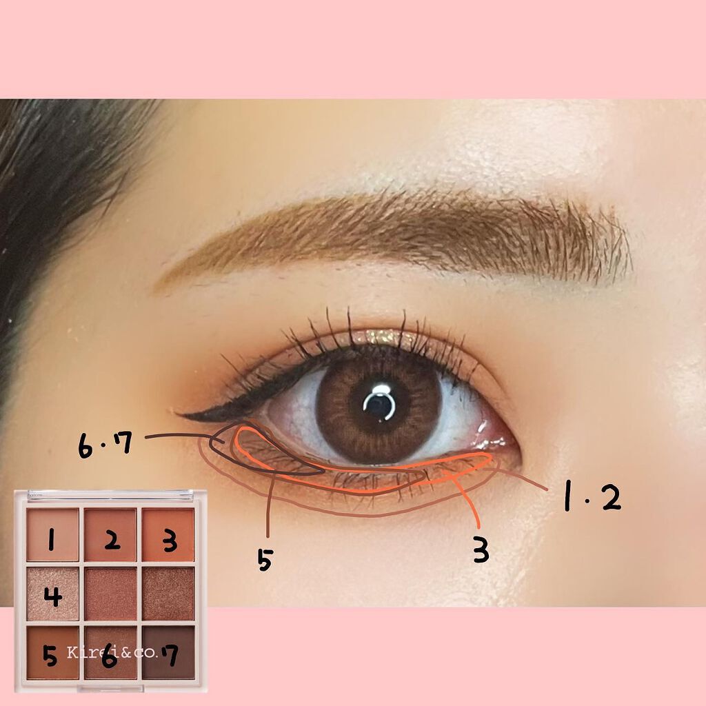 アイシャドウパレット/Kirei&amp;co./アイシャドウパレットを使ったクチコミ（2枚目）