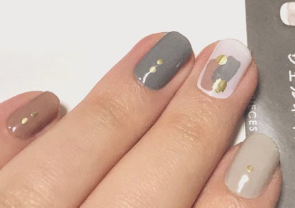 ジェルネイルシール/キャンドゥ/ネイルシールを使ったクチコミ(2枚目)