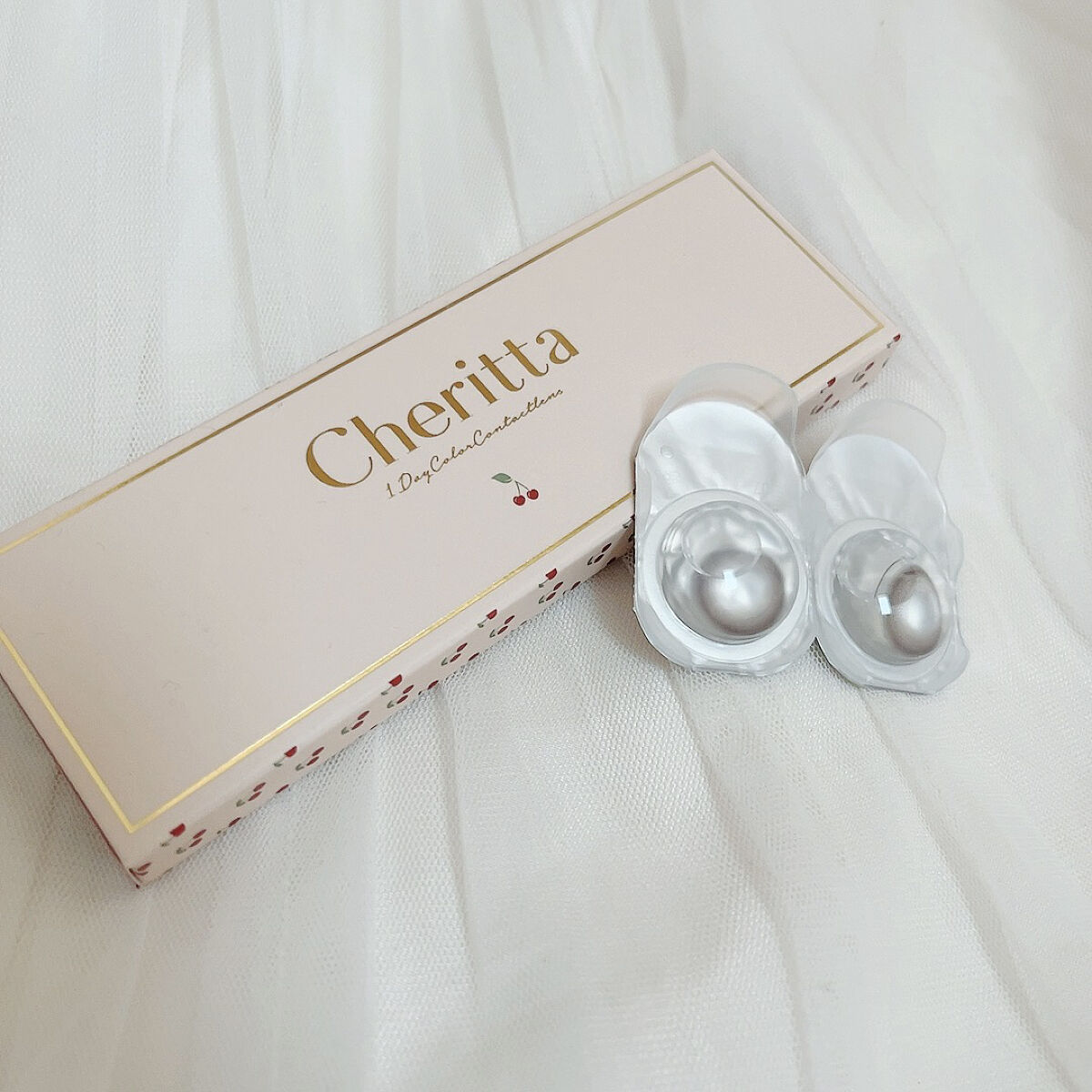 Cheritta 1day メロウロゼ(Mellow Rose)/Cheritta/ワンデー（１DAY）カラコンを使ったクチコミ（3枚目）