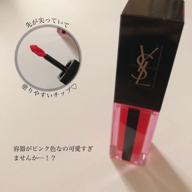 ルージュ ピュールクチュール ヴェルニ ウォーターステイン/YVES SAINT LAURENT BEAUTE/口紅を使ったクチコミ（3枚目）