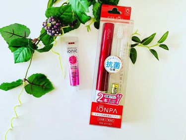 イオン音波振動歯ブラシ IONPA DM-011RD/レッド/KISS YOU/電動歯ブラシを使ったクチコミ（1枚目）