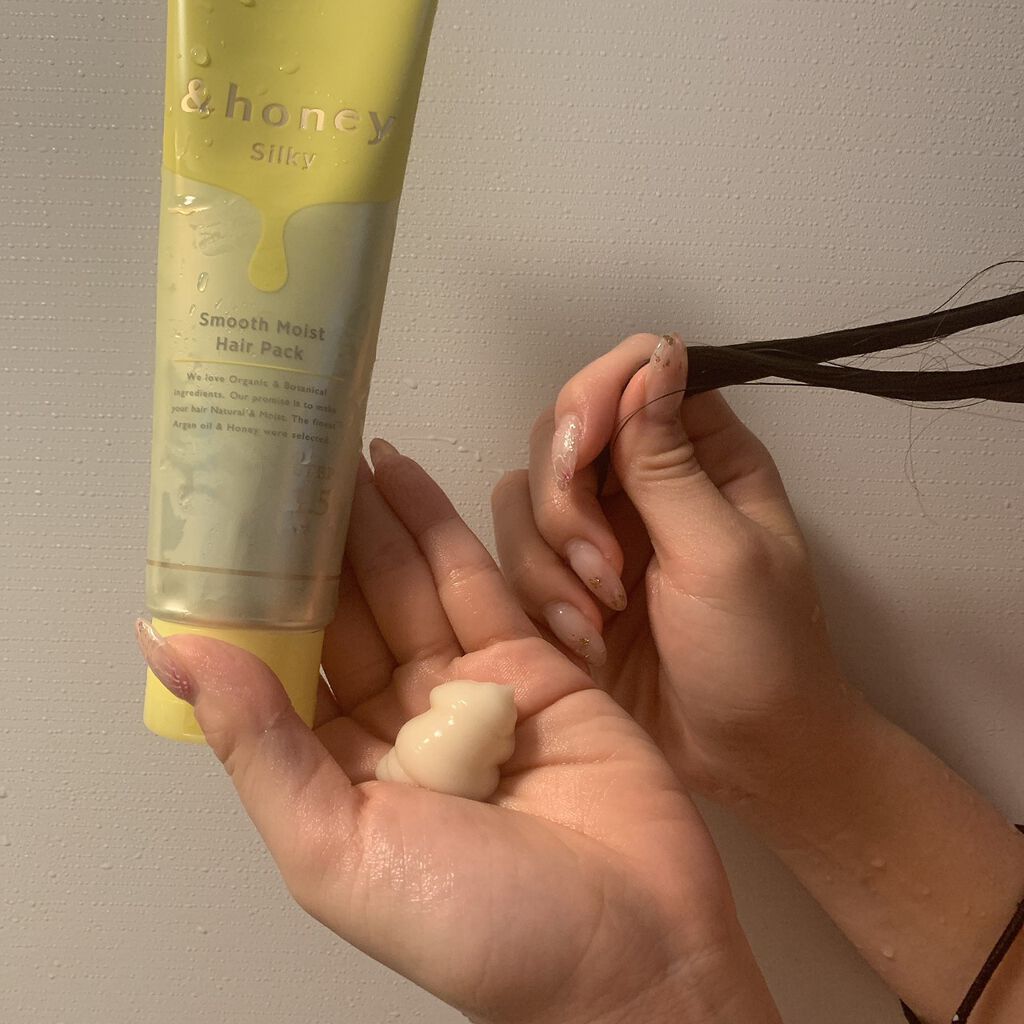 シルキー スムースモイスチャー ヘアパック1.5/&honey/ヘアマスク・ヘアパックを使ったクチコミ(2枚目)