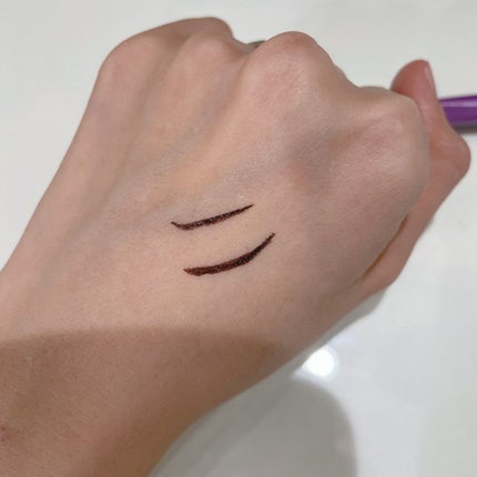 「密着アイライナー」ショート筆リキッド/デジャヴュ/リキッドアイライナーを使ったクチコミ(2枚目)