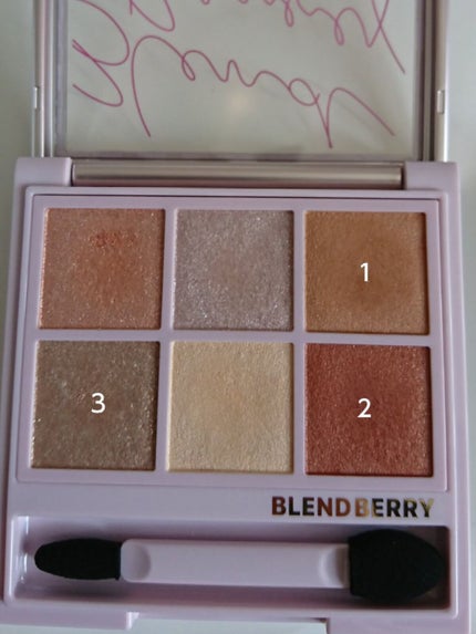 オーラクリエイション/BLEND BERRY/アイシャドウパレットを使ったクチコミ(1枚目)