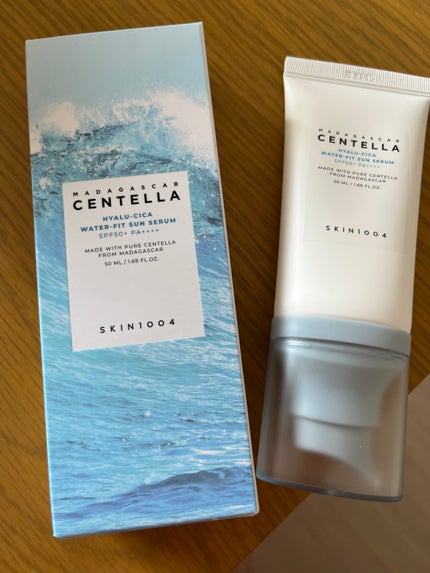 ヒアルーシカ ウォーターフィット サンセラム/SKIN1004/日焼け止めローションを使ったクチコミ(1枚目)