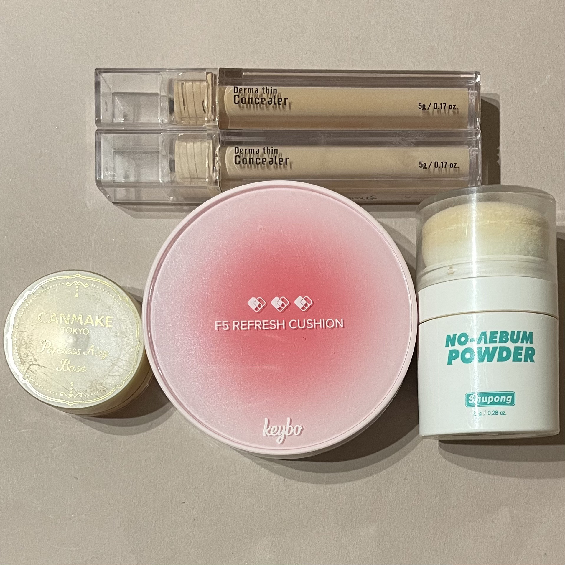 ポアレスエアリーベース/キャンメイク/化粧下地を使ったクチコミ（2枚目）