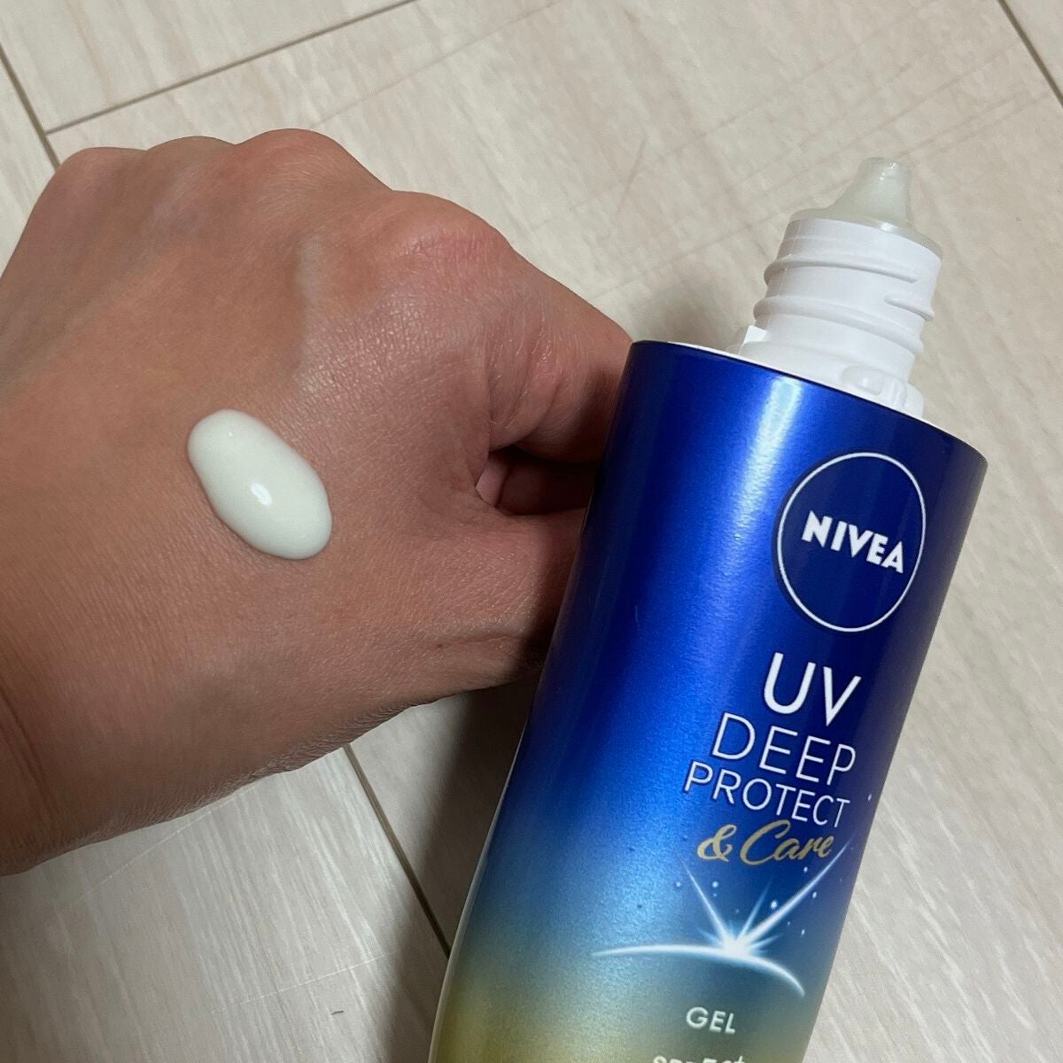 ニベアUV ディープ プロテクト&ケア ジェル/ニベア/日焼け止めジェルを使ったクチコミ(2枚目)