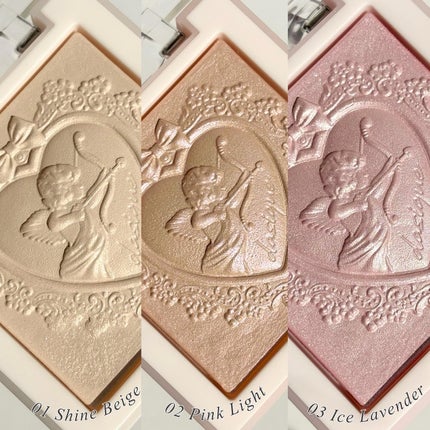 ラックスグロウハイライター/dasique/パウダーハイライトを使ったクチコミ(3枚目)