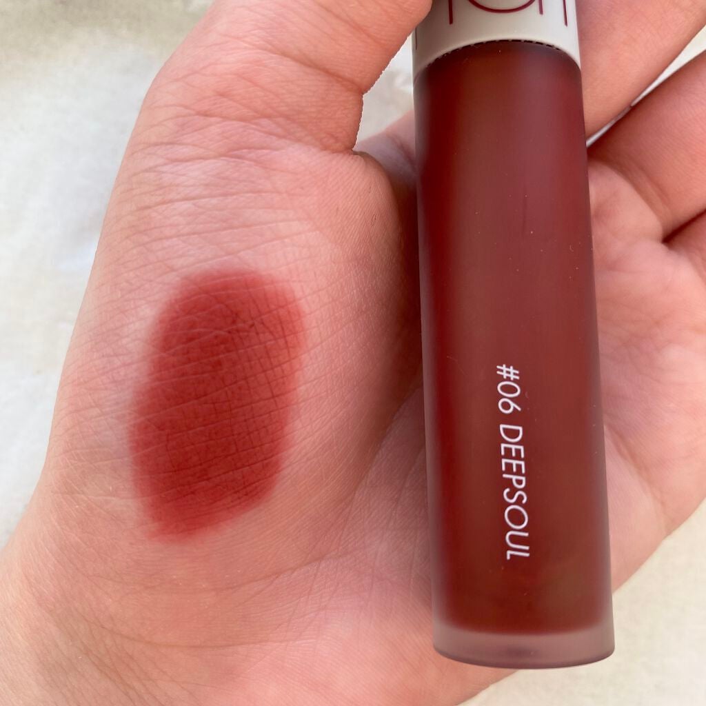 ジューシーラスティングティント/rom&nd/リップティントを使ったクチコミ(6枚目)