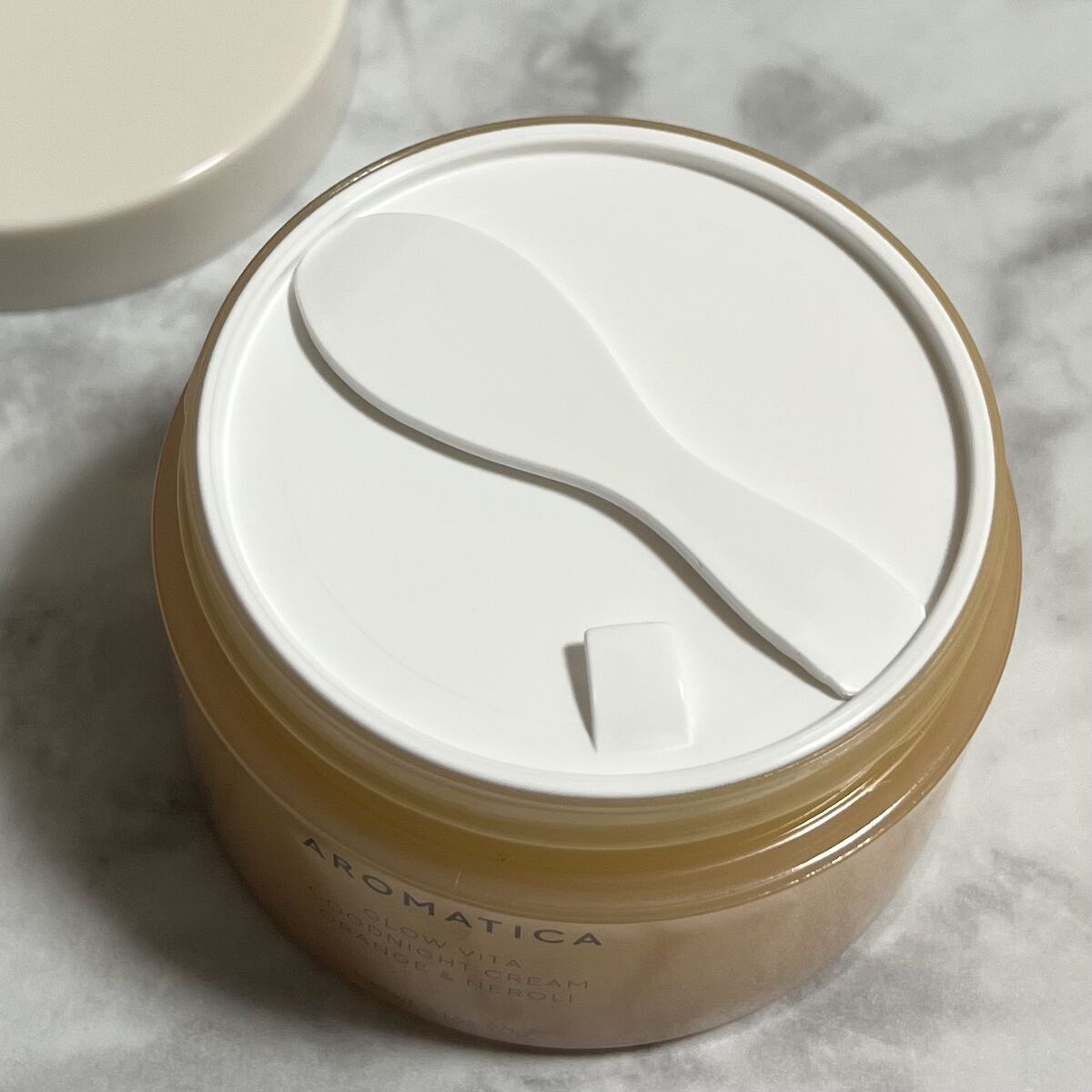 グロービタグットナイトクリーム/AROMATICA/フェイスクリームを使ったクチコミ（3枚目）