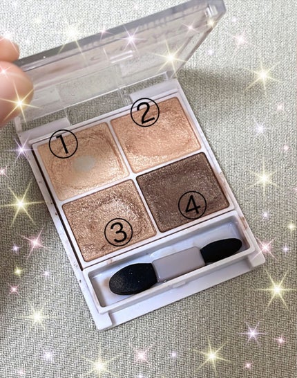 シルキースフレアイズ/キャンメイク/アイシャドウパレットを使ったクチコミ(2枚目)