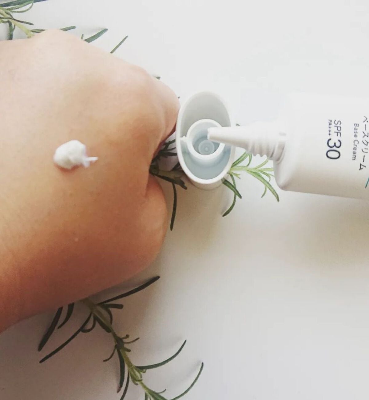 潤浸保湿 ベースクリーム /キュレル/日焼け止めクリームを使ったクチコミ(2枚目)