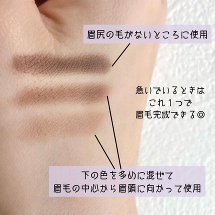 ヴィセ リシェ アイブロウパウダー/Visée/パウダーアイブロウを使ったクチコミ(3枚目)