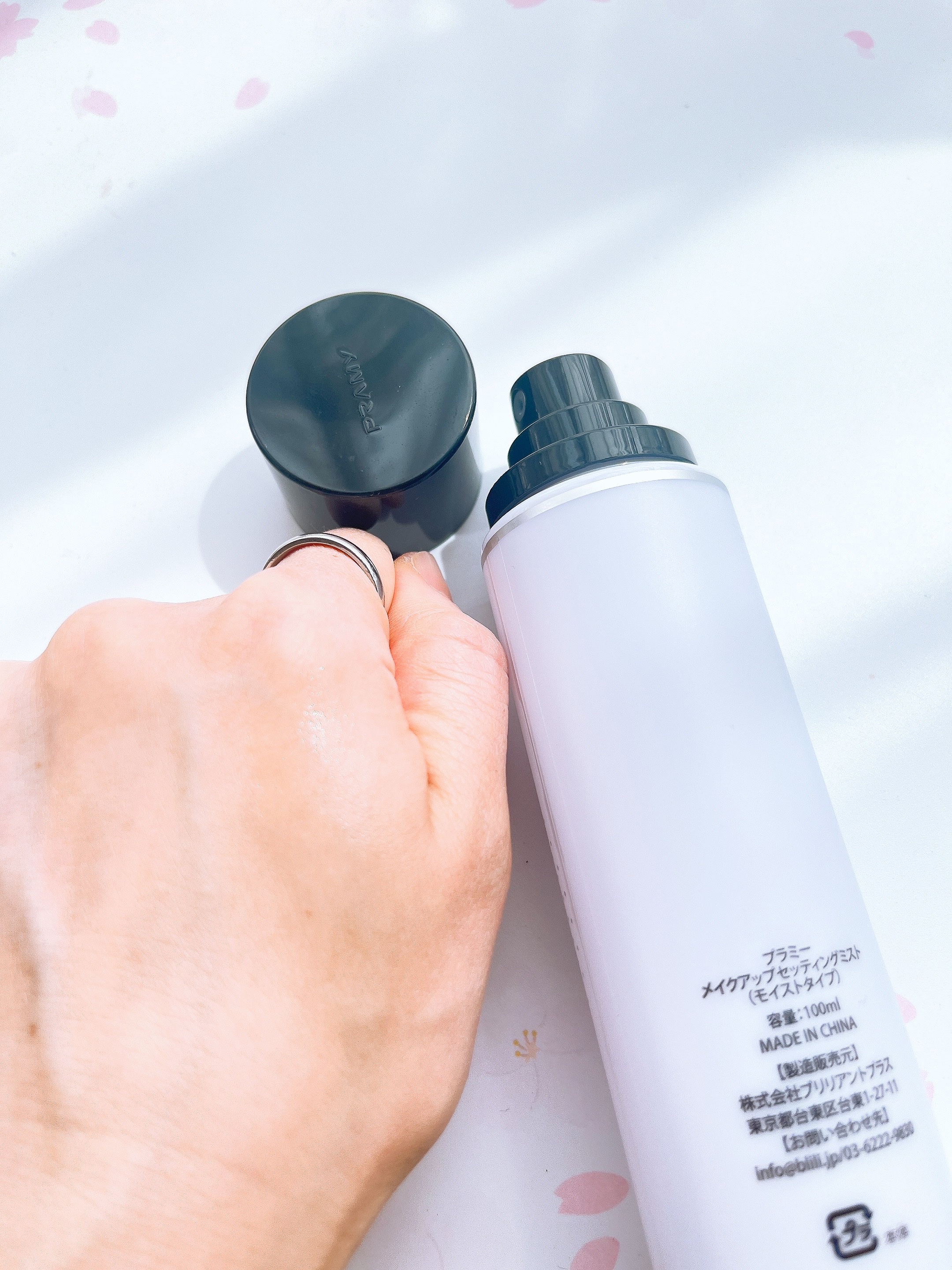 PRAMY メイクアップセッティングミスト マットタイプ/PRAMY/フィックスミストを使ったクチコミ（2枚目）