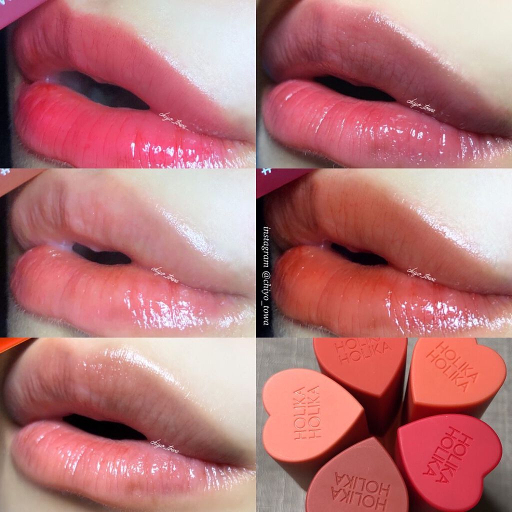 ホリカホリカ ハートクラッシュグローティントエアー/HOLIKA HOLIKA/リップティントを使ったクチコミ（1枚目）