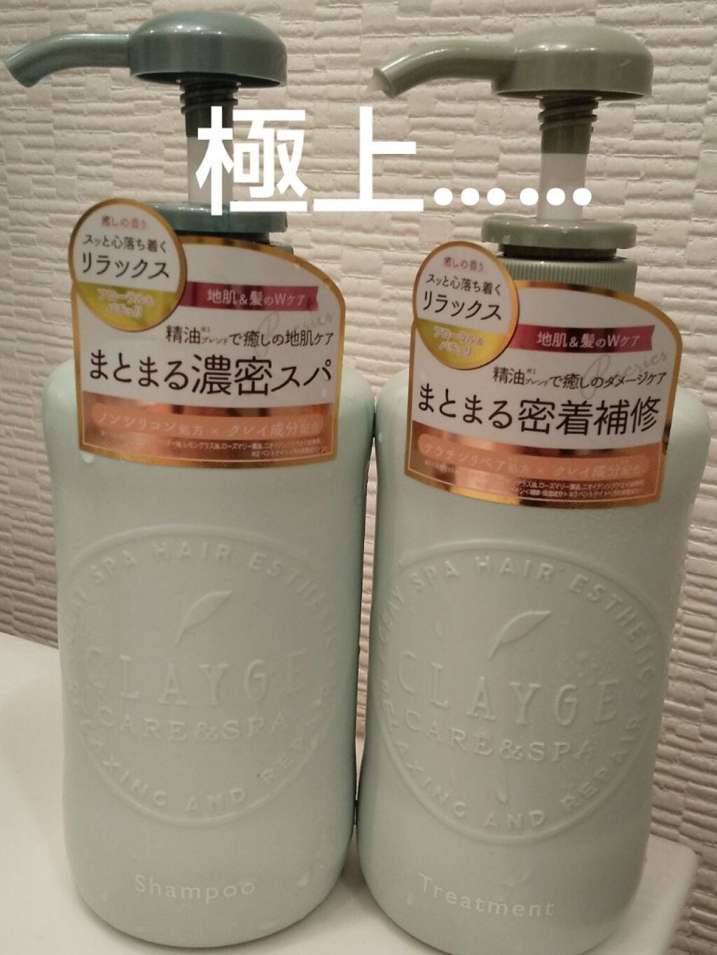 シャンプー/トリートメントR /CLAYGE/シャンプー・コンディショナーを使ったクチコミ(1枚目)