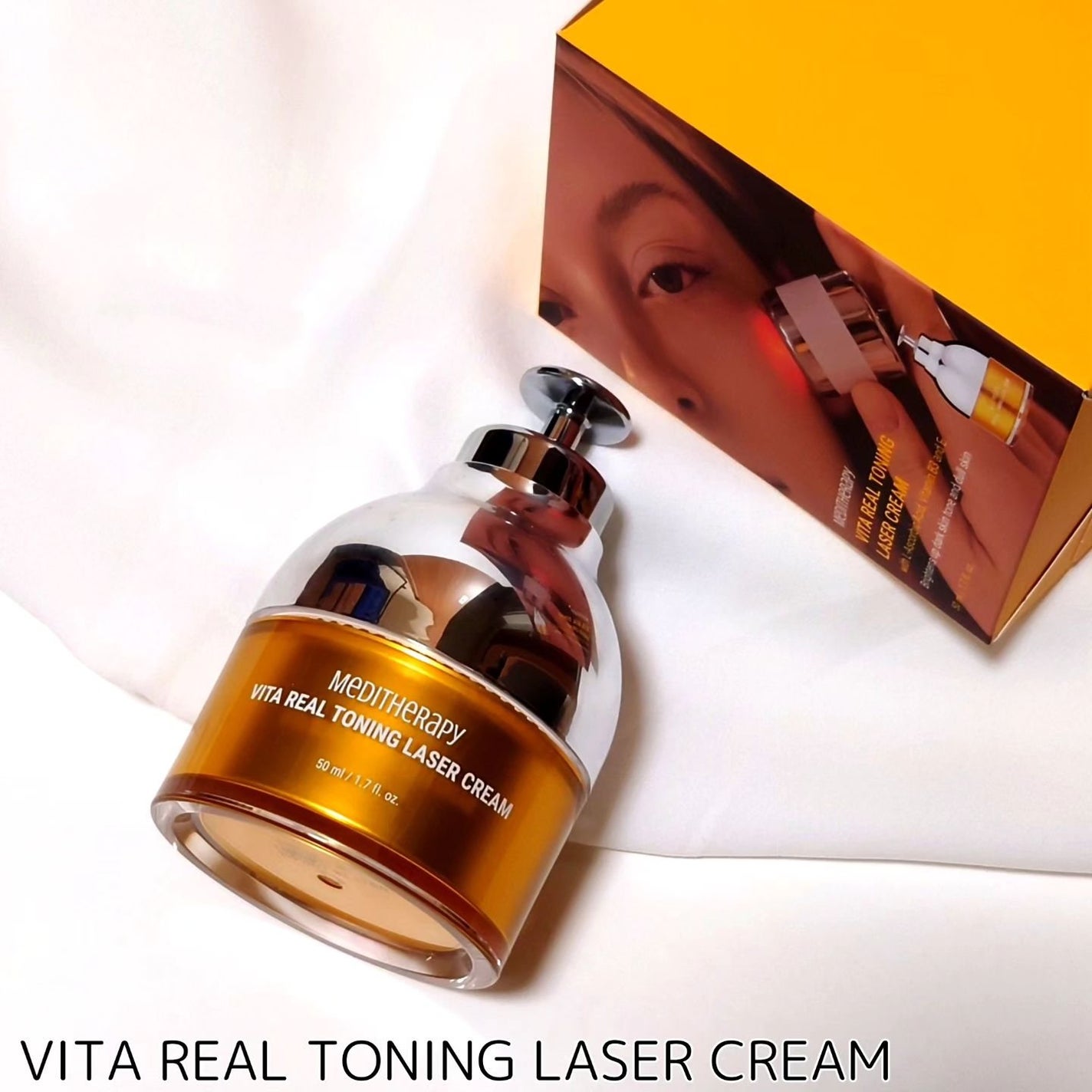 ビタリアルトーニングレーザークリーム/MEDITHERAPY/フェイスクリームを使ったクチコミ(2枚目)