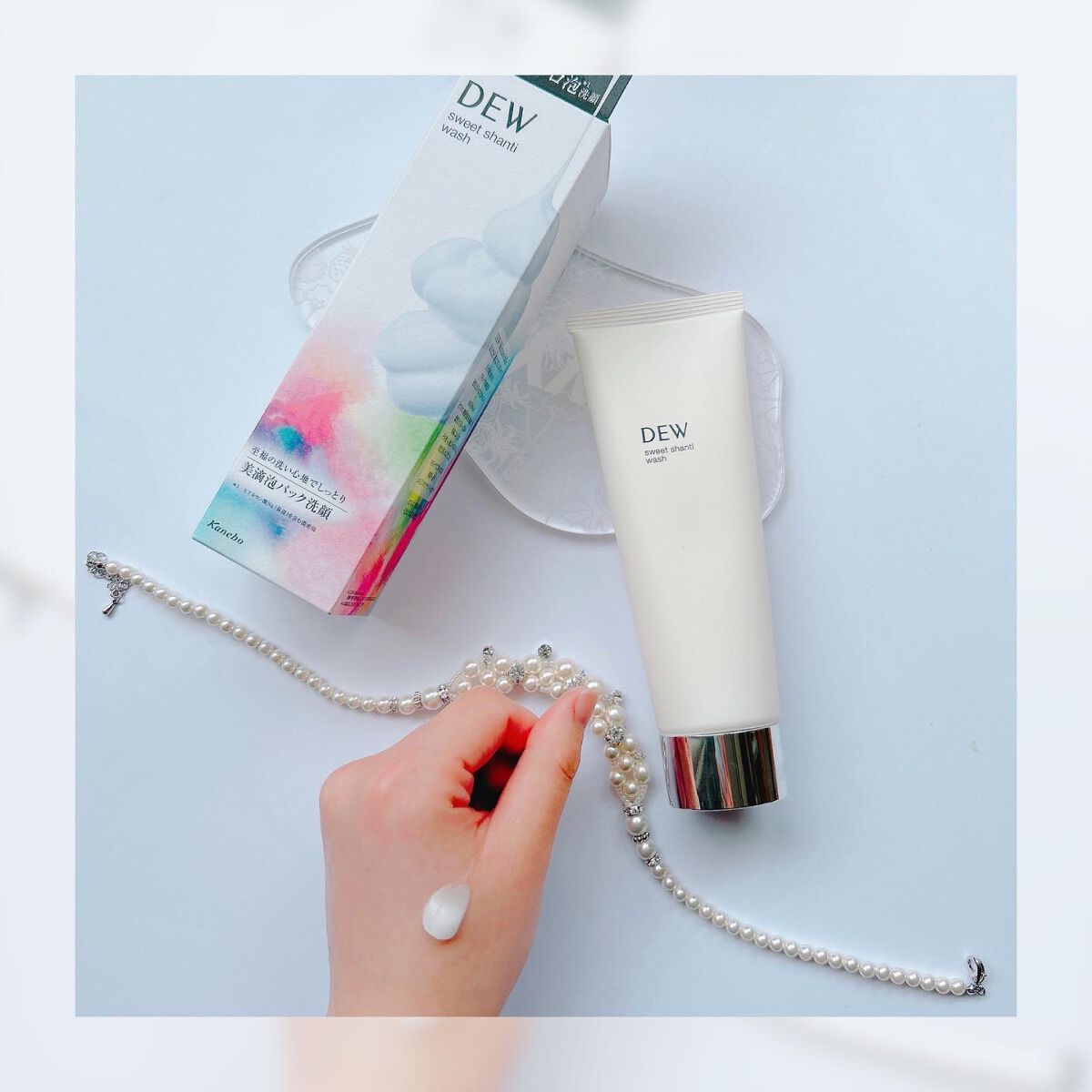 スイートシャンティウォッシュ/DEW/洗顔フォームを使ったクチコミ(3枚目)