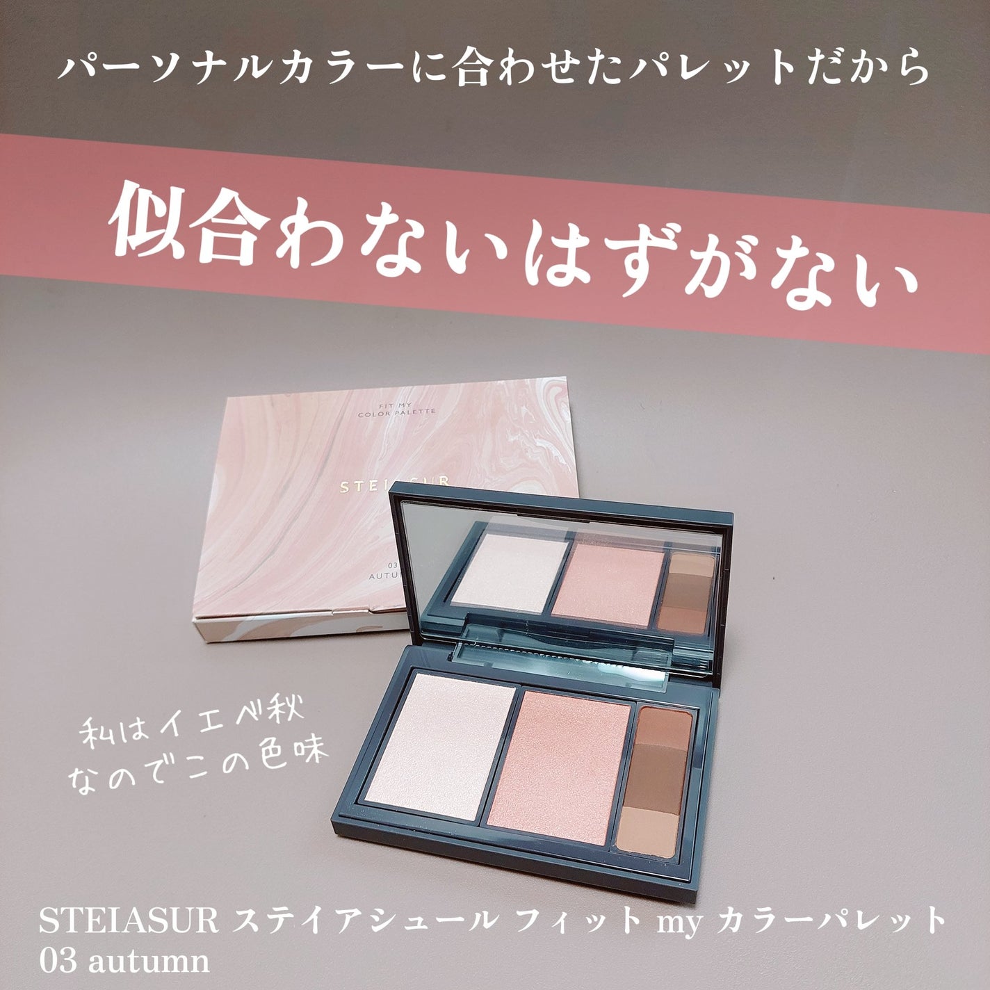 フィット my カラーパレット/STEIASUR(ステイアシュール)/マルチパレットを使ったクチコミ(1枚目)