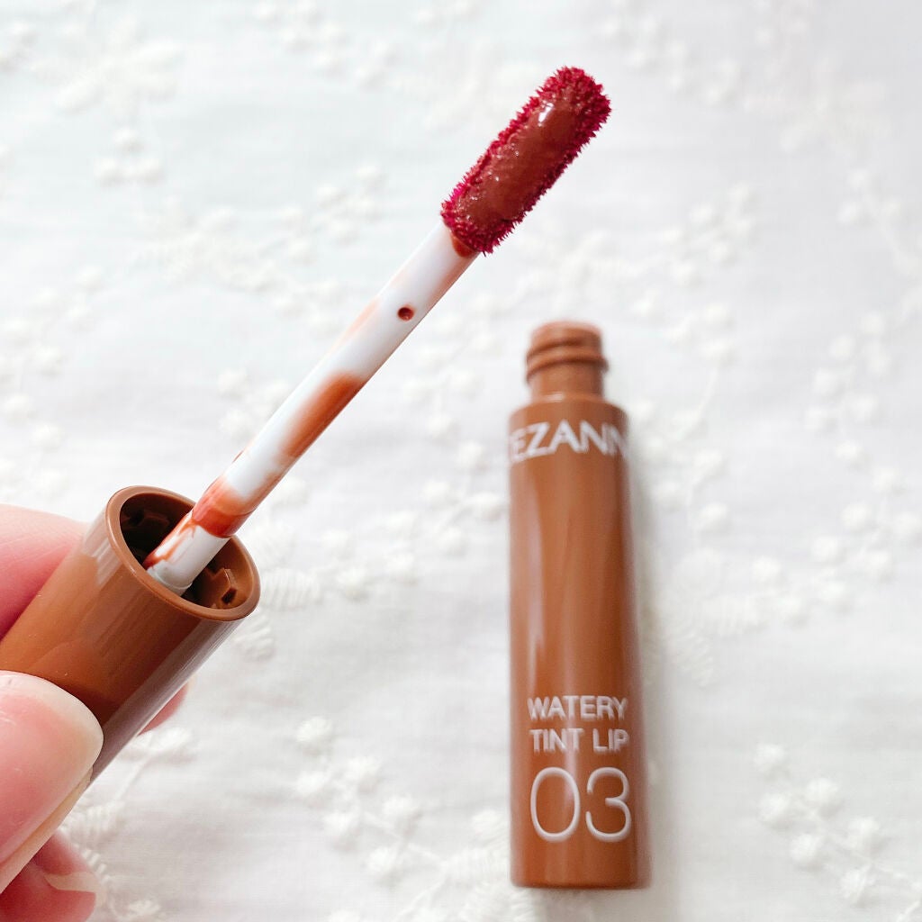 ウォータリーティントリップ/CEZANNE/リップティントを使ったクチコミ(2枚目)