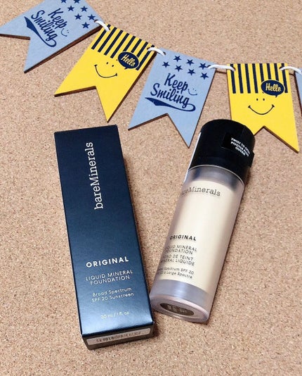 オリジナル リキッド ミネラル ファンデーション/bareMinerals/リキッドファンデーションを使ったクチコミ(1枚目)