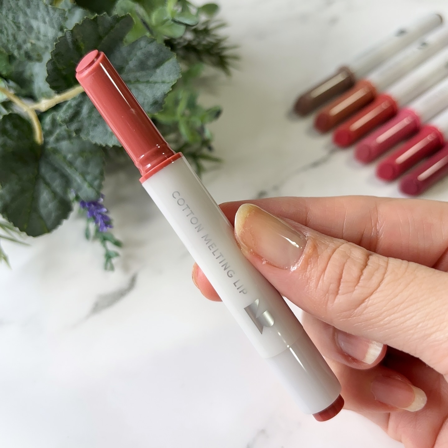 コットンメルティングリップ/ネイチャーリパブリック/口紅を使ったクチコミ（2枚目）