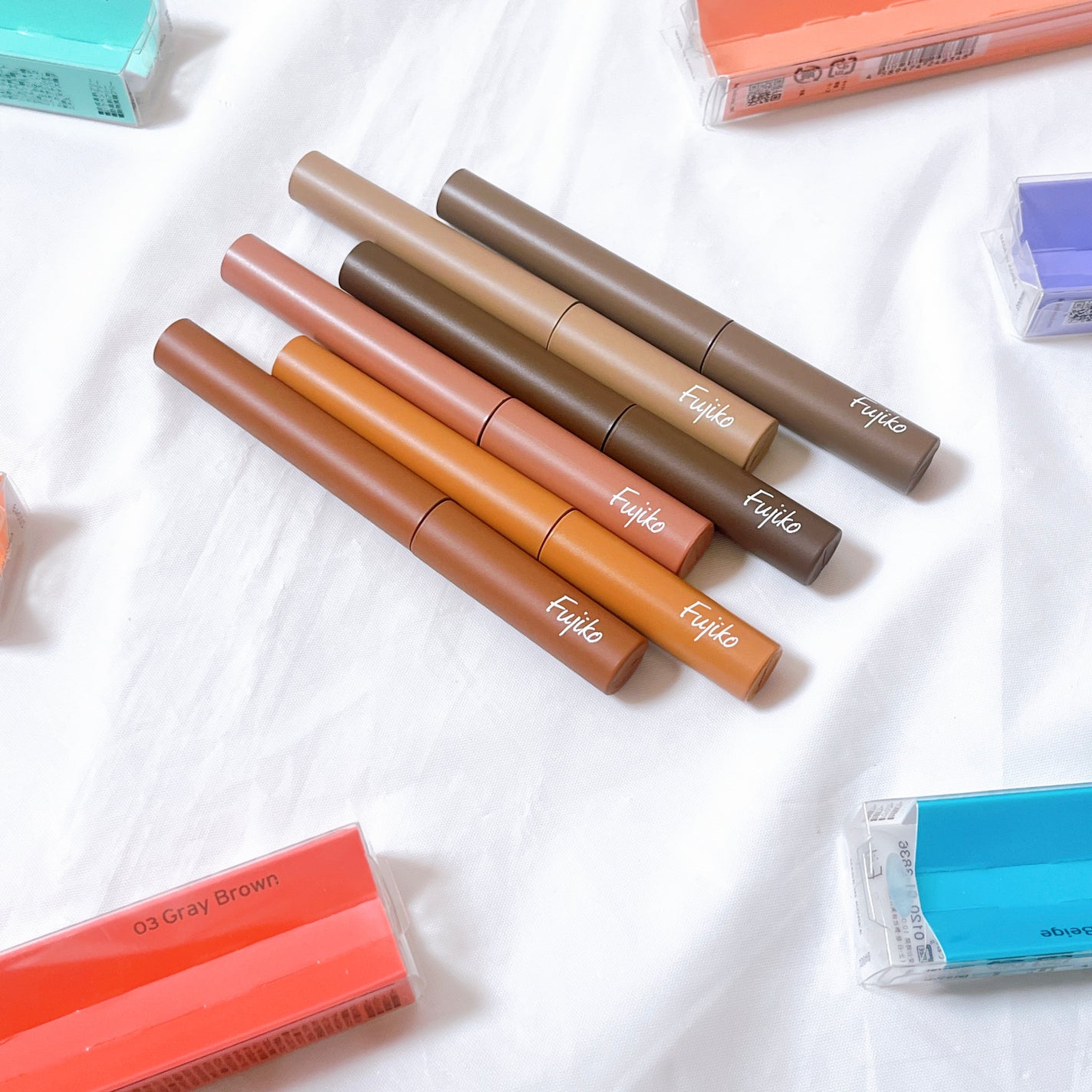 マジカルアイブロウカラー/Fujiko/眉マスカラを使ったクチコミ(6枚目)