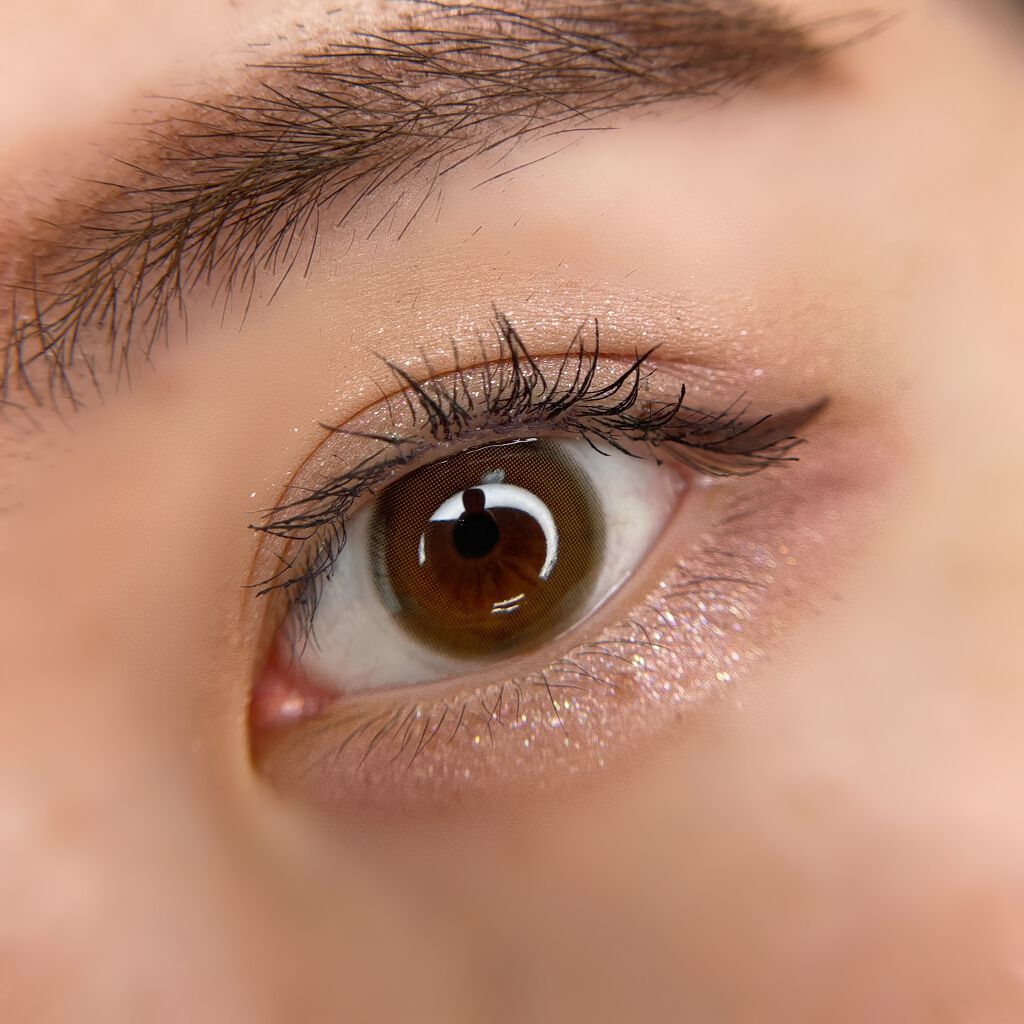 ハッシュシリーズ ハッシュプラスブラウン/LENSSIS/カラーコンタクトレンズを使ったクチコミ（2枚目）