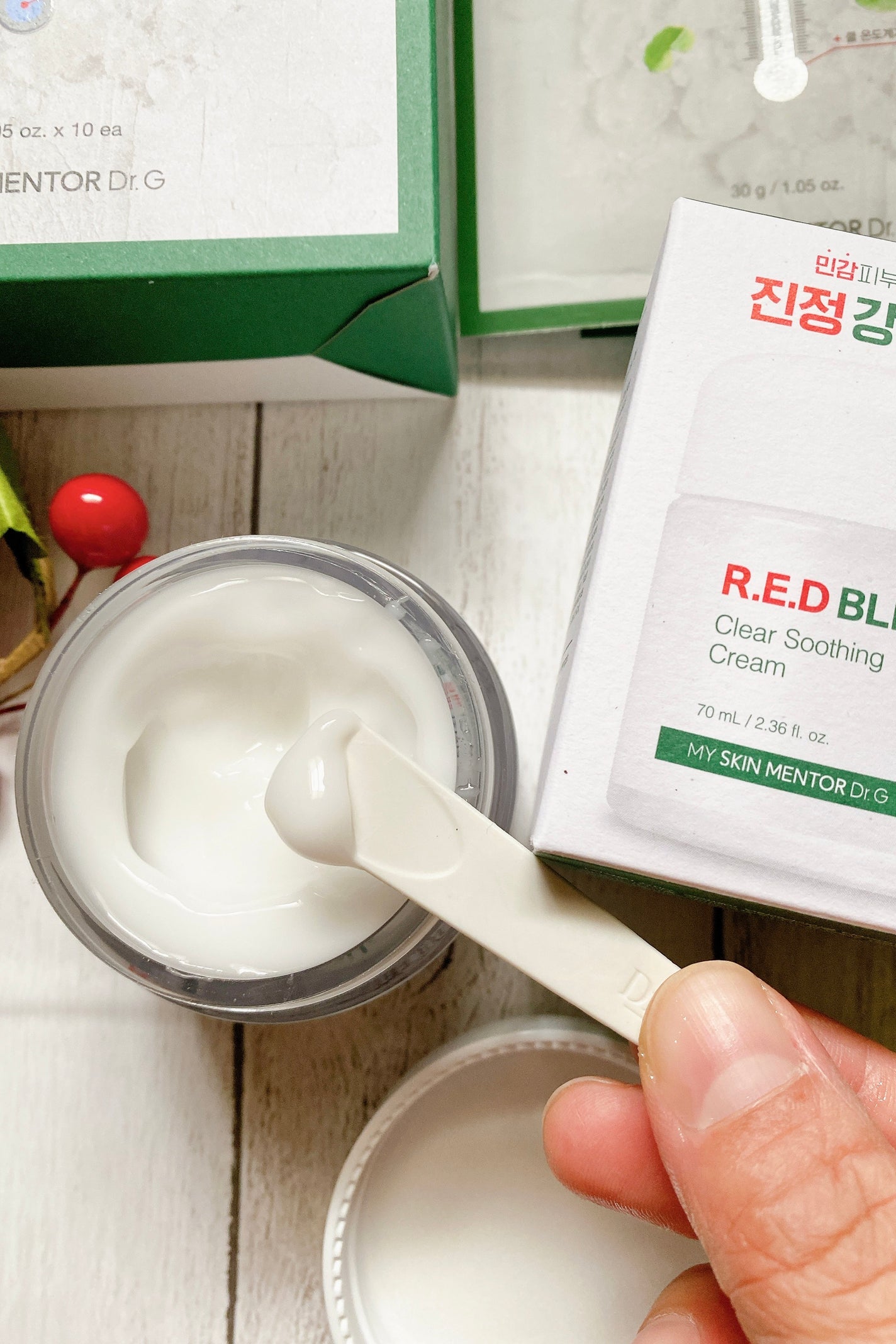 レッドブレミッシュ クリアスージングクリーム/Dr.G/フェイスクリームを使ったクチコミ(2枚目)