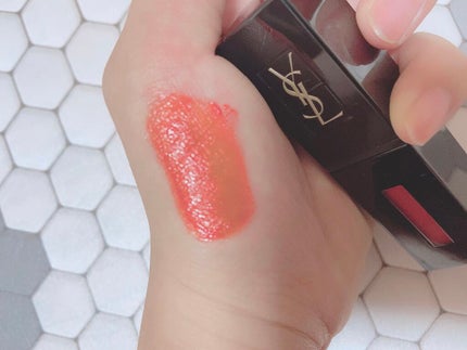 ルージュ ピュールクチュール ヴェルニ ヴィニルクリーム/YVES SAINT LAURENT BEAUTE/口紅を使ったクチコミ(3枚目)