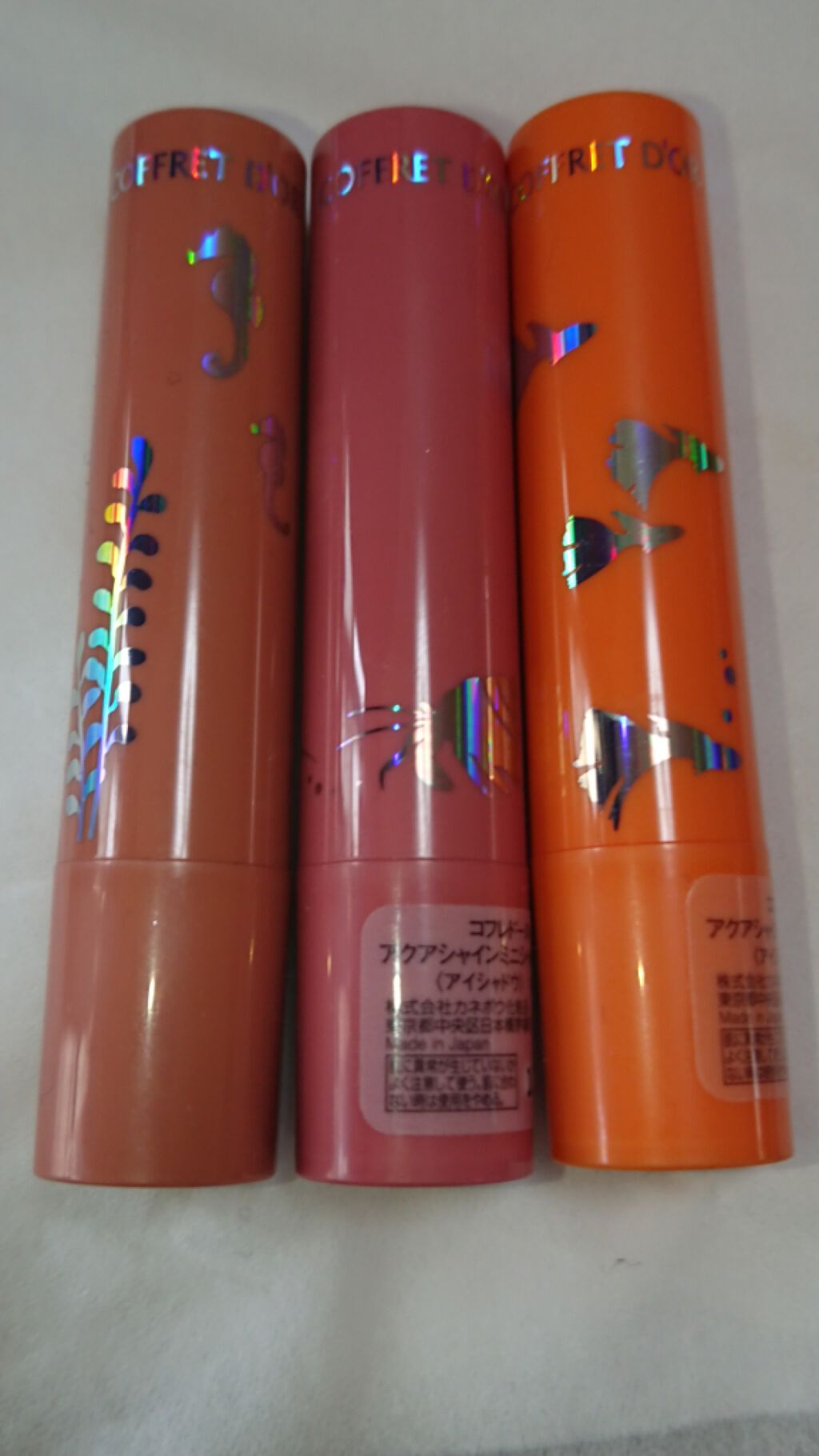 アクアシャインミニシャドウ/コフレドール/スティックアイシャドウを使ったクチコミ（1枚目）