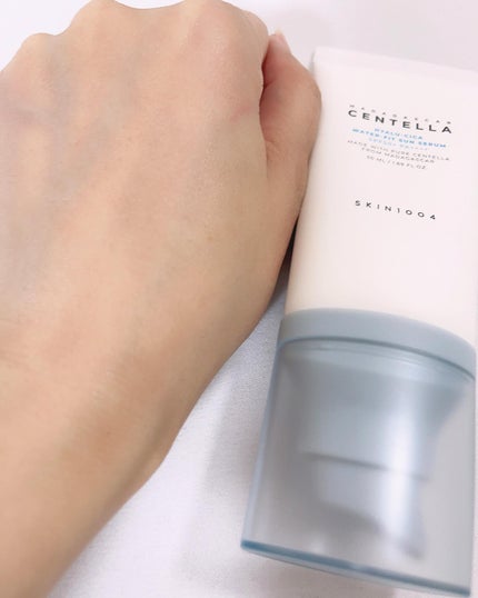 ヒアルーシカ ウォーターフィット サンセラム/SKIN1004/日焼け止めローションを使ったクチコミ(5枚目)