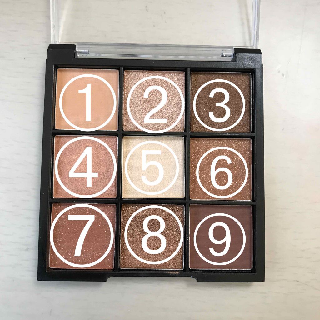 UR GLAM　BLOOMING EYE COLOR PALETTE/U R GLAM/アイシャドウパレットを使ったクチコミ（3枚目）