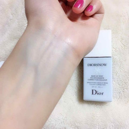 【旧】スノー メイクアップ ベース UV35 SPF35/PA+++/Dior/化粧下地を使ったクチコミ(1枚目)