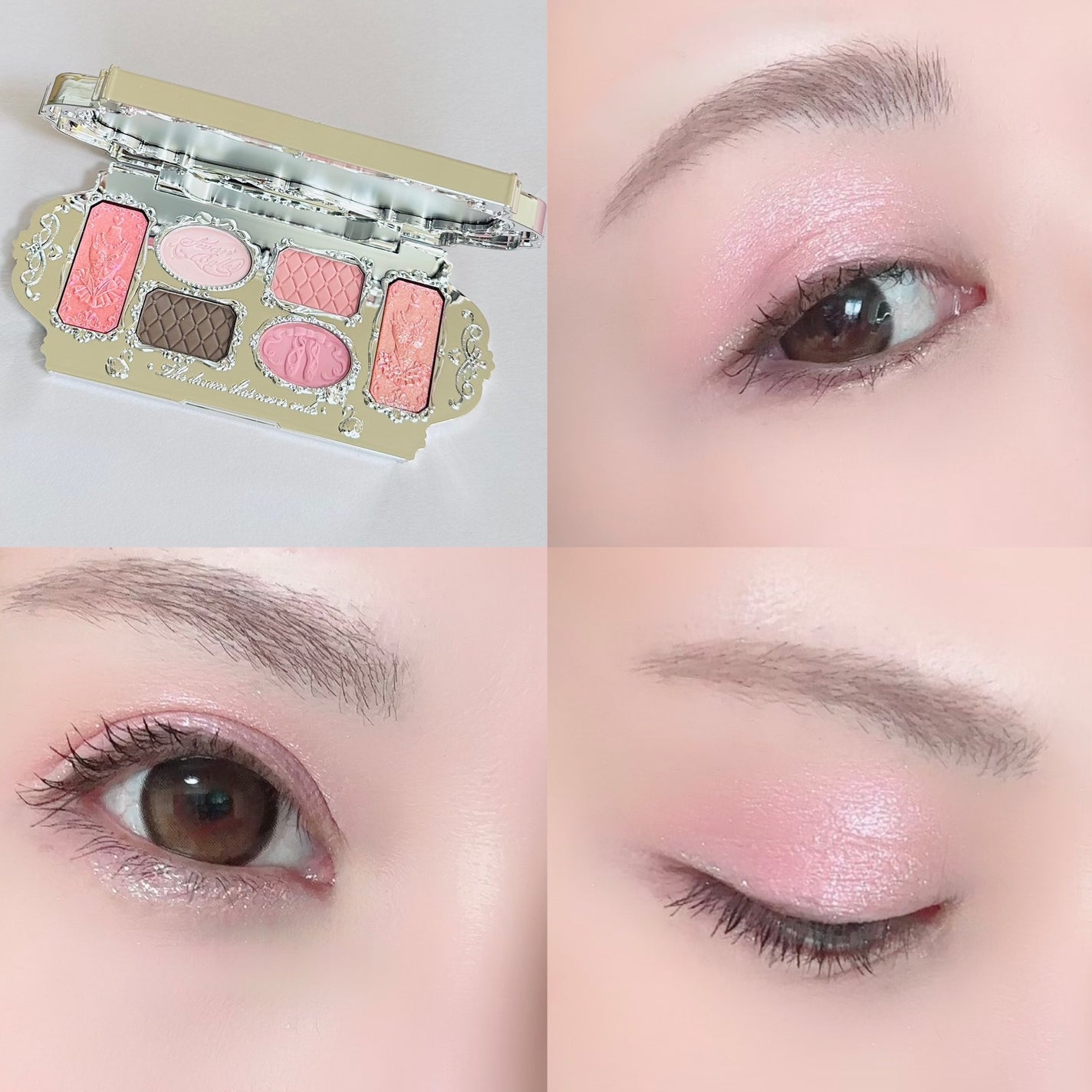 フラワーノーズスワンバレエシリーズ アイシャドウパレット/FlowerKnows/アイシャドウパレットを使ったクチコミ(6枚目)