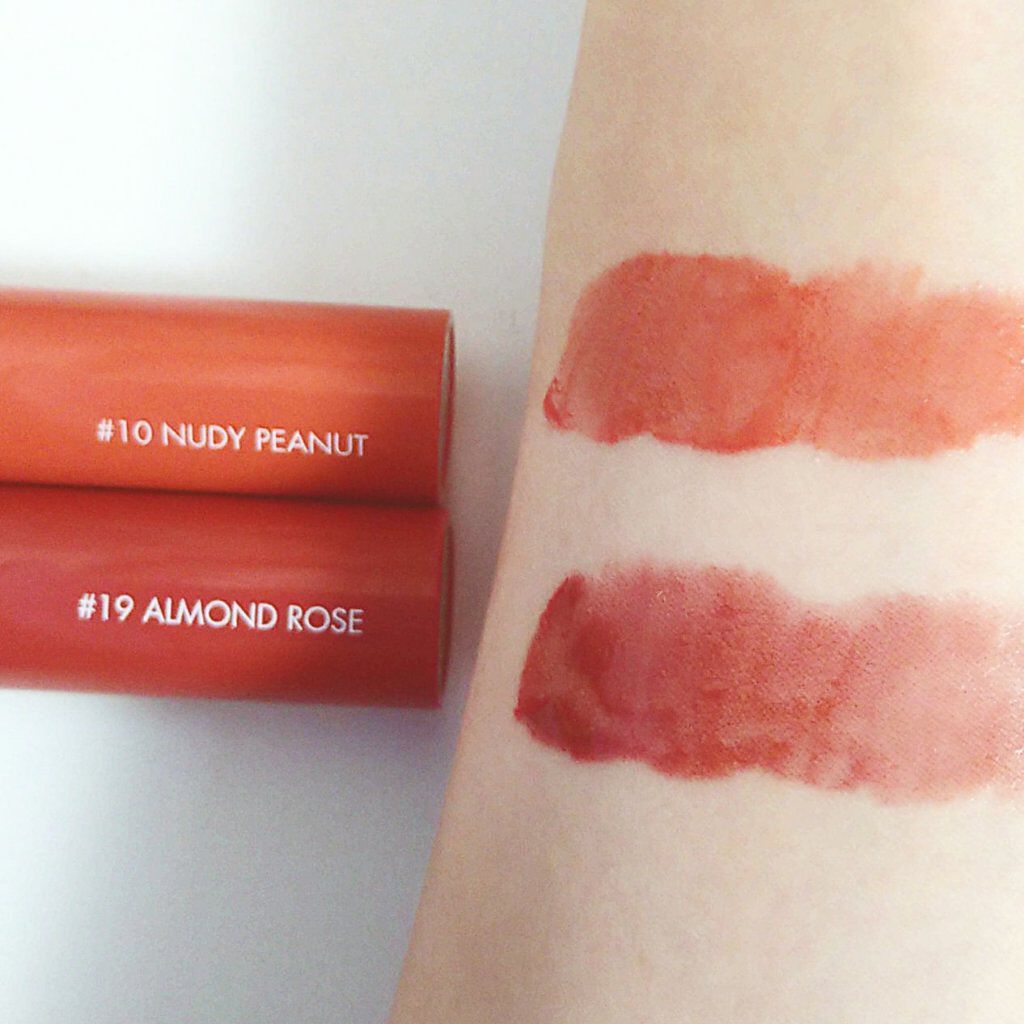 ジューシーラスティングティント/rom&nd/リップティントを使ったクチコミ（2枚目）