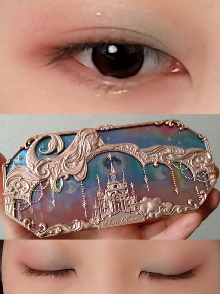 月光人魚シリーズ ジュエリーアイズ/FlowerKnows/アイシャドウパレットを使ったクチコミ(3枚目)