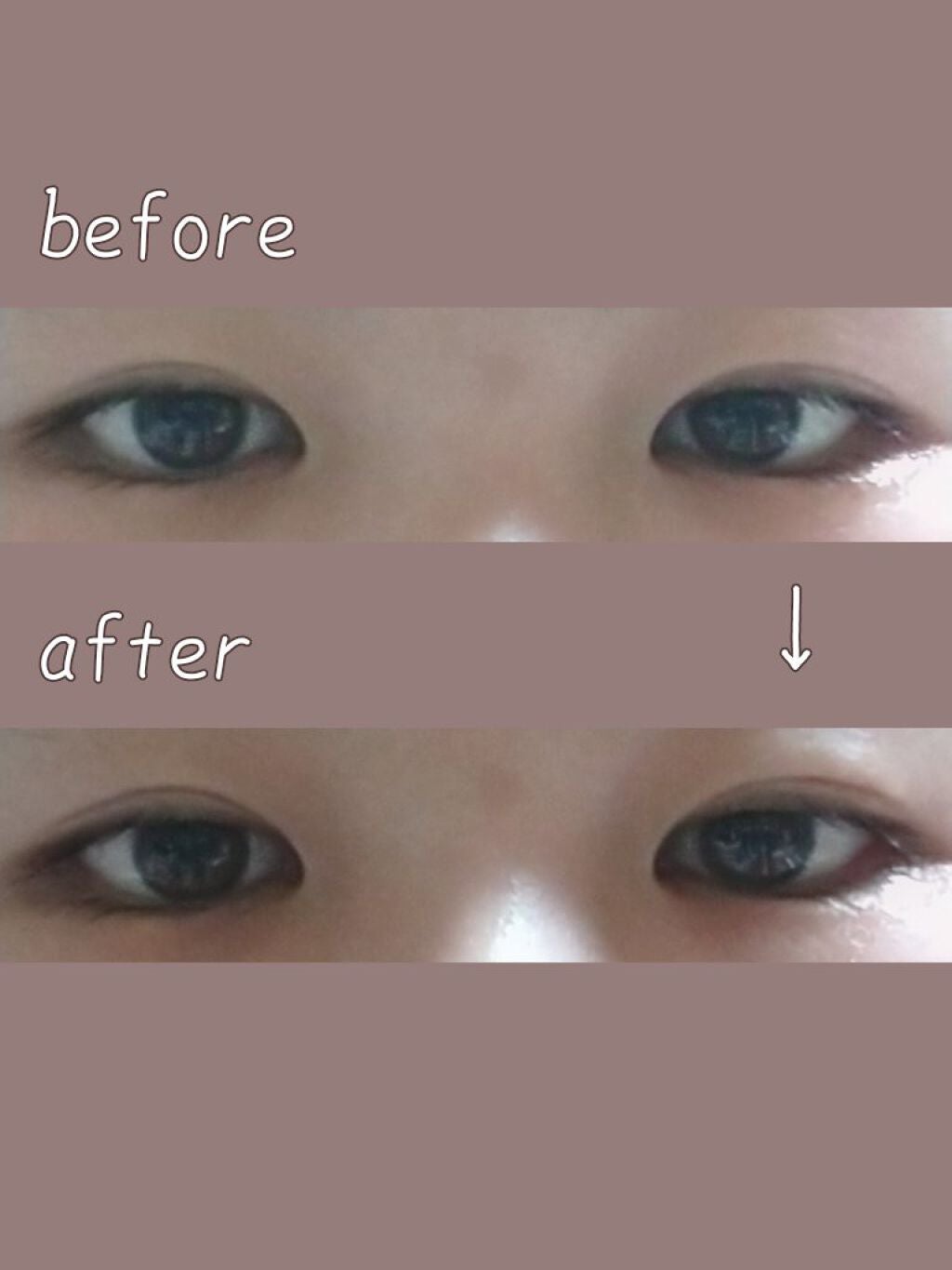 TWOOLダブルアイリッドハイブリットフィルム/SHOBIDO/二重まぶた用アイテムを使ったクチコミ(3枚目)