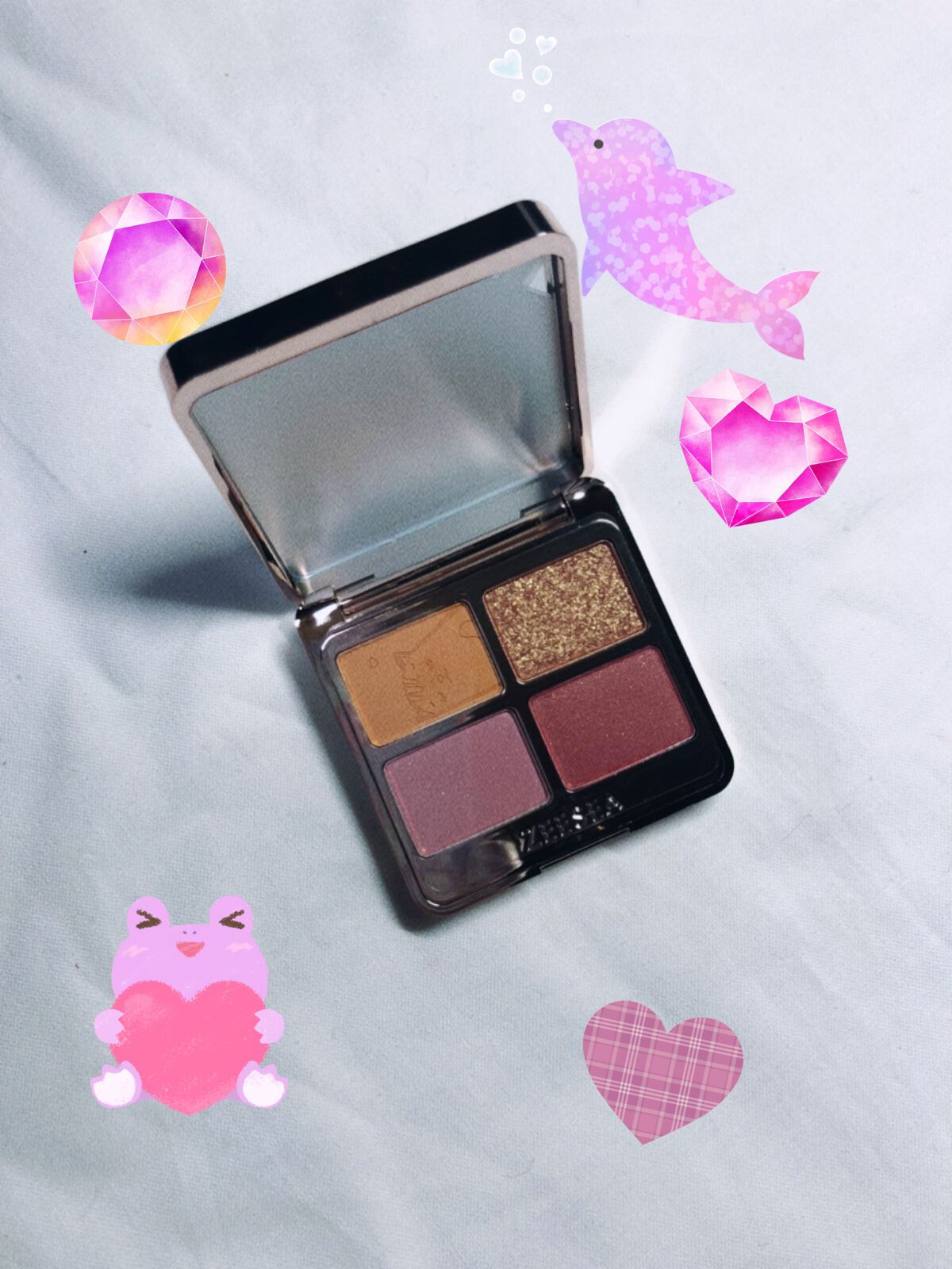 アニマルアイシャドウ(4シェード)/ZEESEA/アイシャドウパレットを使ったクチコミ（2枚目）