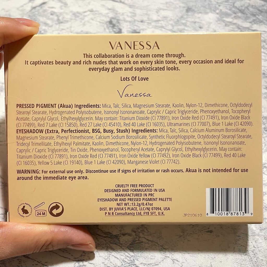 Vanessa Eyeshadow Palette/Juvia's Place/アイシャドウパレットを使ったクチコミ(6枚目)