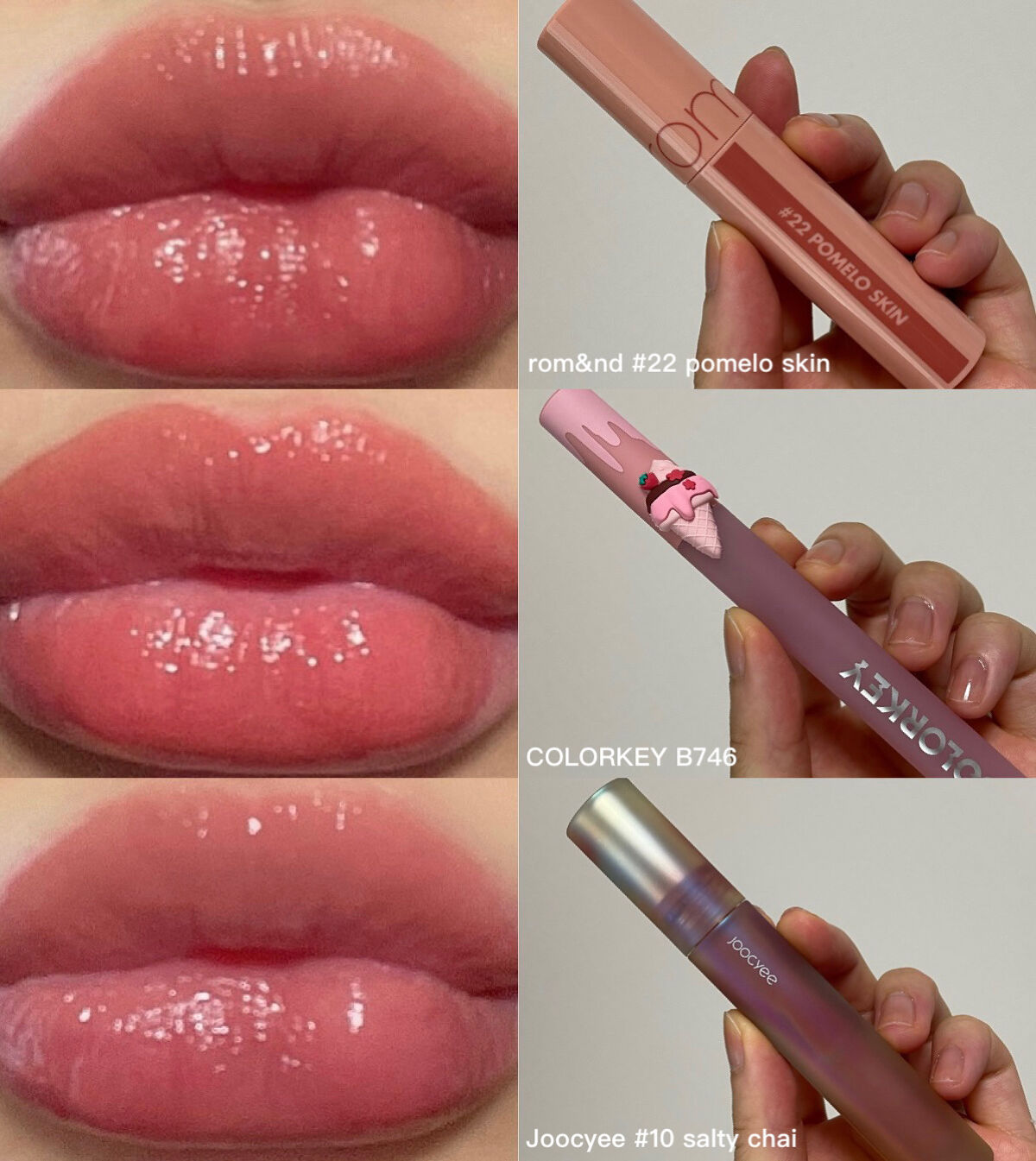 ジューシーラスティングティント/rom&nd/リップティントを使ったクチコミ（2枚目）