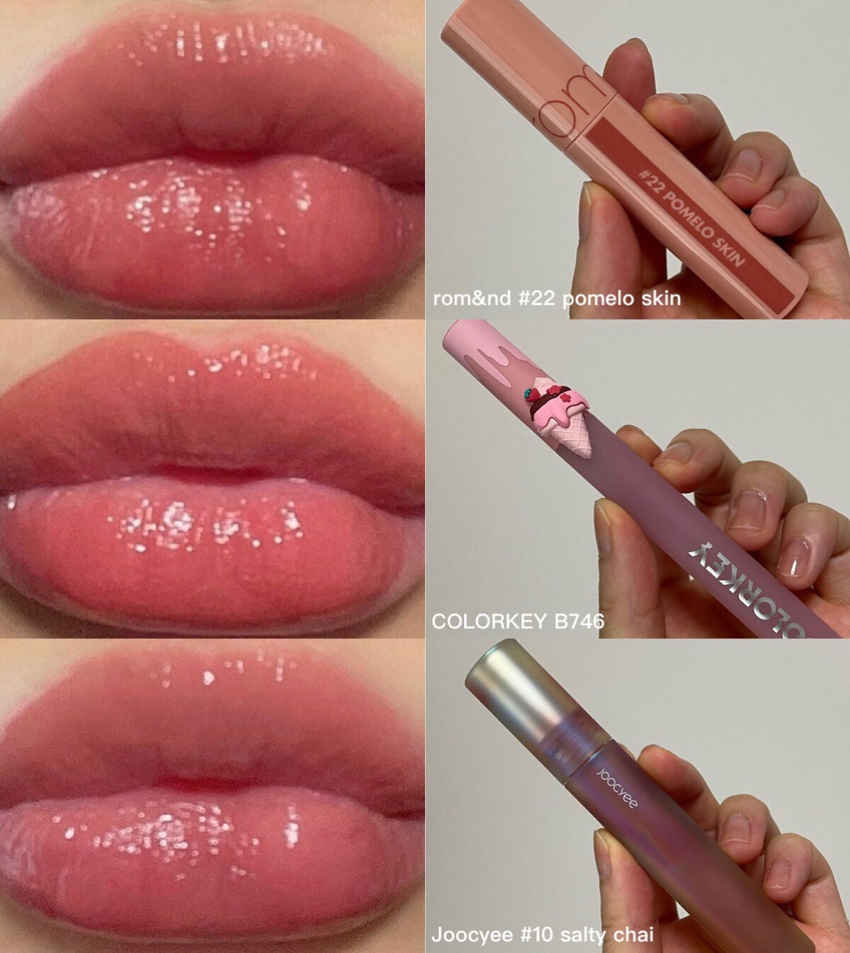 ジューシーラスティングティント/rom&nd/リップティントを使ったクチコミ(2枚目)