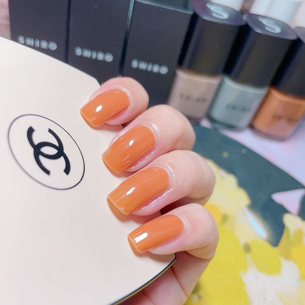 亜麻ネイル 1I04 キャメル/SHIRO/マニキュアを使ったクチコミ（3枚目）