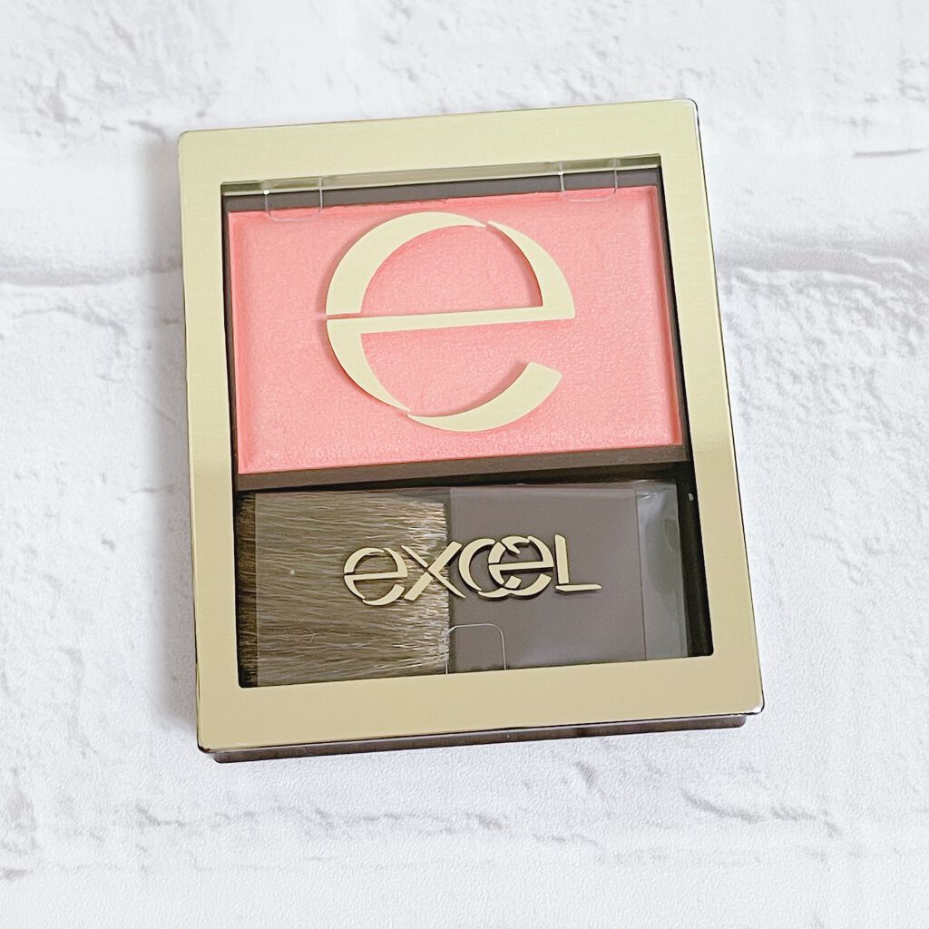 スキニーリッチチーク/excel/パウダーチークを使ったクチコミ(1枚目)