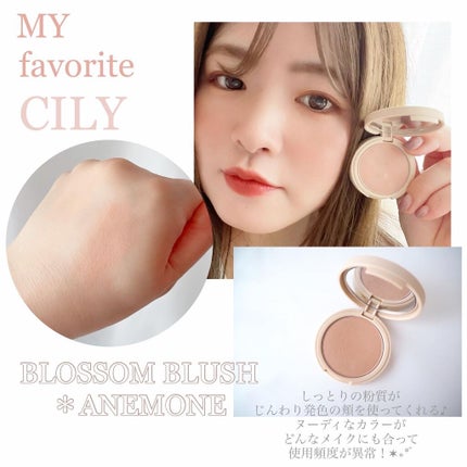 ブロッサムブラッシュ /CILY/パウダーチークを使ったクチコミ(1枚目)